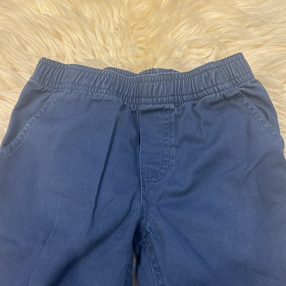 Nautica 3 Piece Set Blue Long-Sleeve Button Down Sweater Vest & Pants Size 4T - Picture 10 of 13